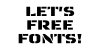Let’s Free Fonts